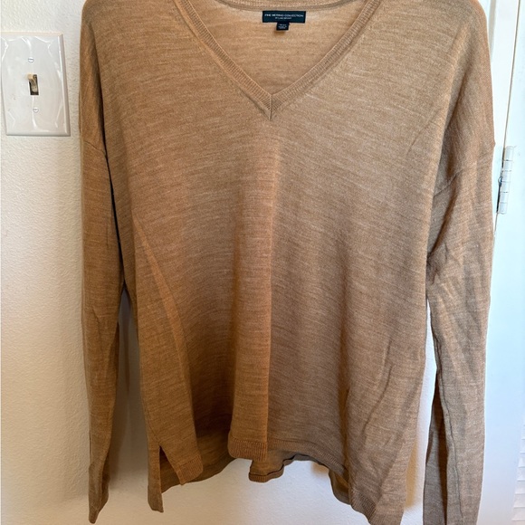 Lane Bryant Fine Merino Tan Sweater 18/20 XXL like new - Picture 2 of 11